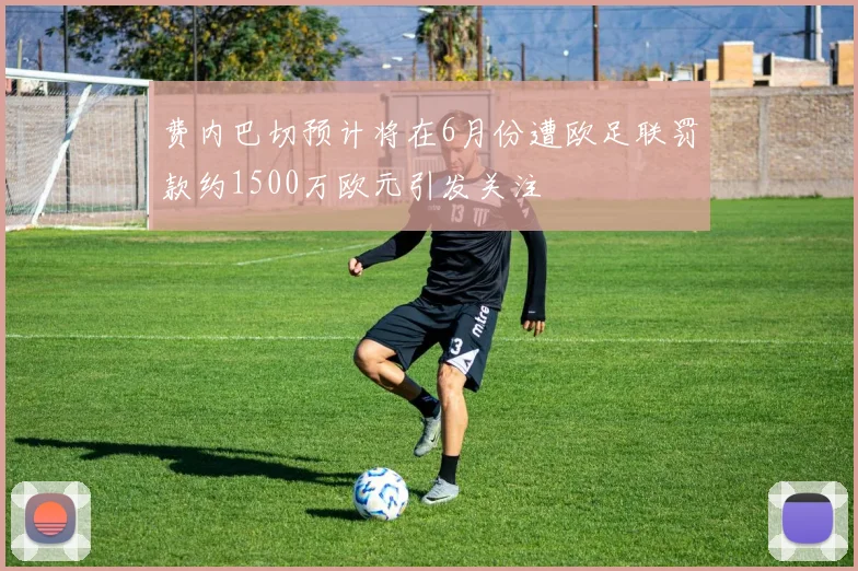 费内巴切预计将在6月份遭欧足联罚款约1500万欧元引发关注
